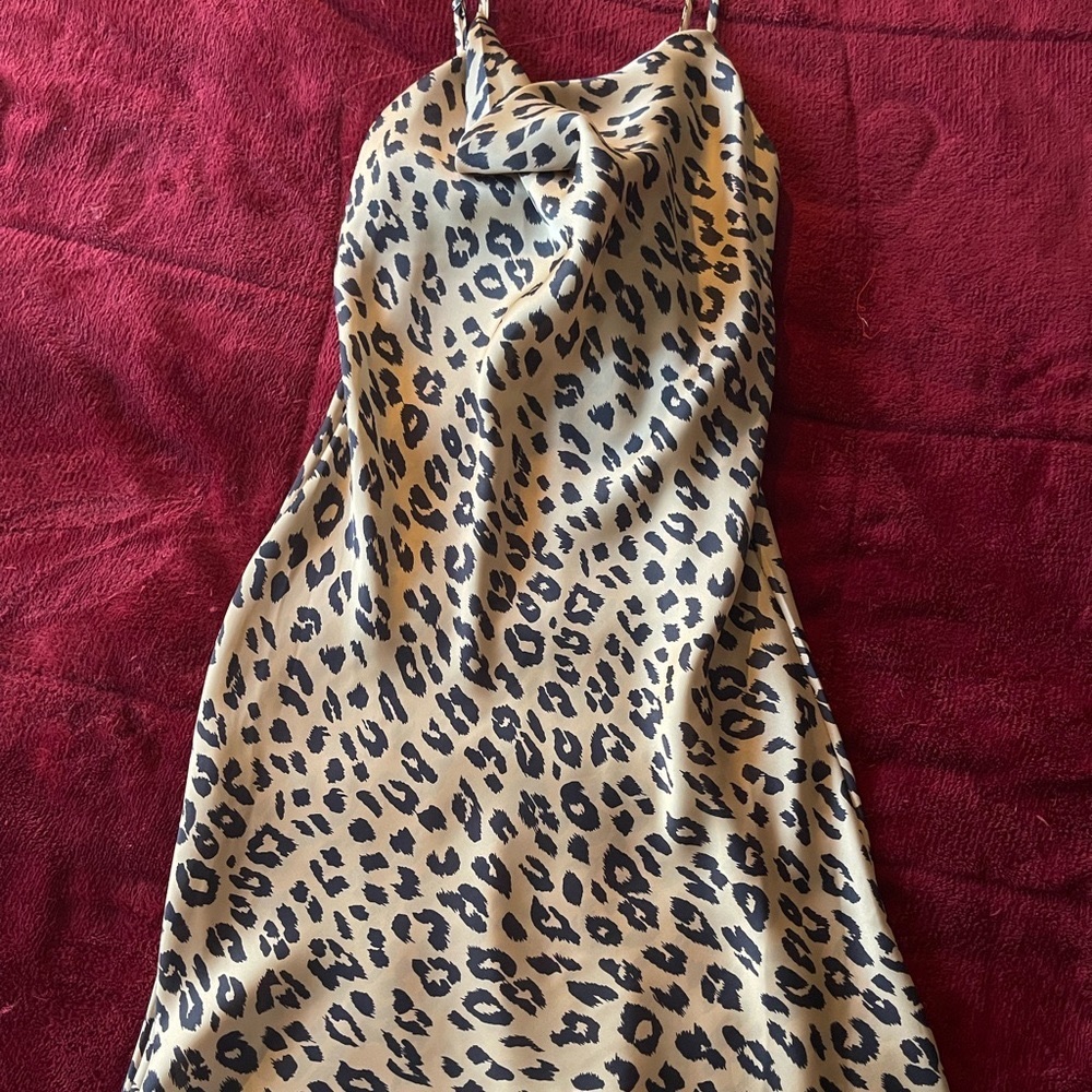 Strapping print dress. Brand New with tag